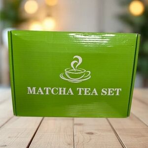 Complete Matcha Tea Set – Ceramic Bowl, Whisk & Accessories